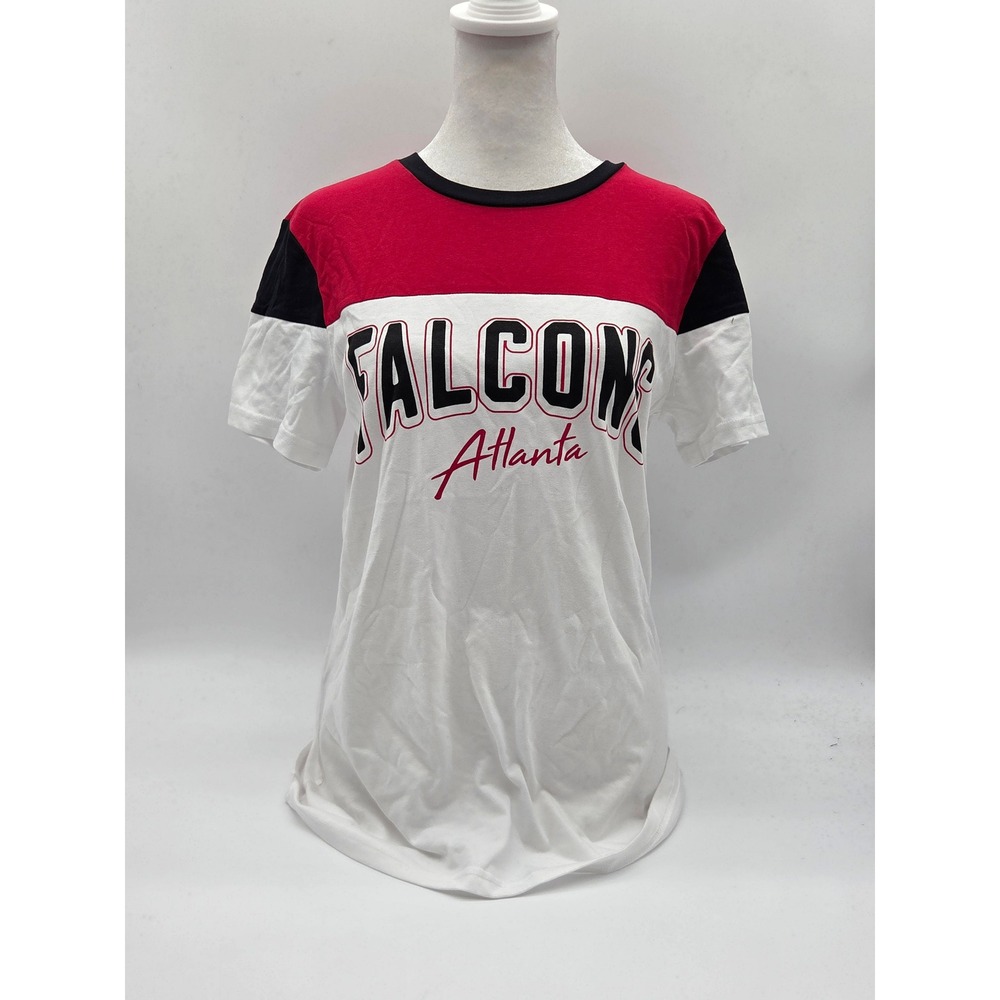 4Her Atlanta Falcons Women's T-Shirt Size S Red White Black 101-686